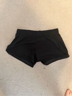 Athleta Black Athletic Shorts with Elastic Waist
